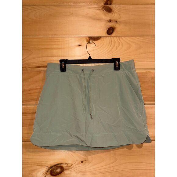 Sage Green Athletic Mini Skort with Pockets - Picture 1 of 4